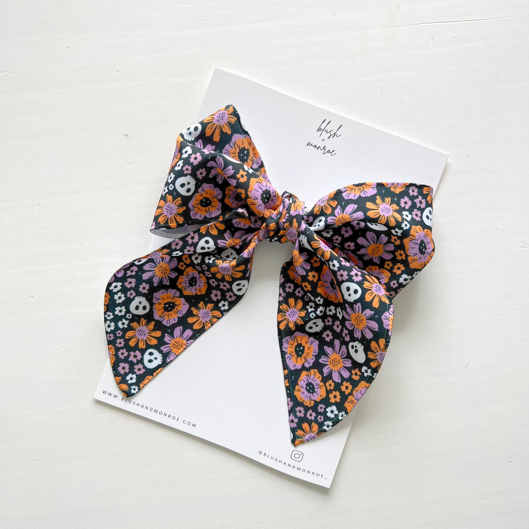 Skelly Floral Bow