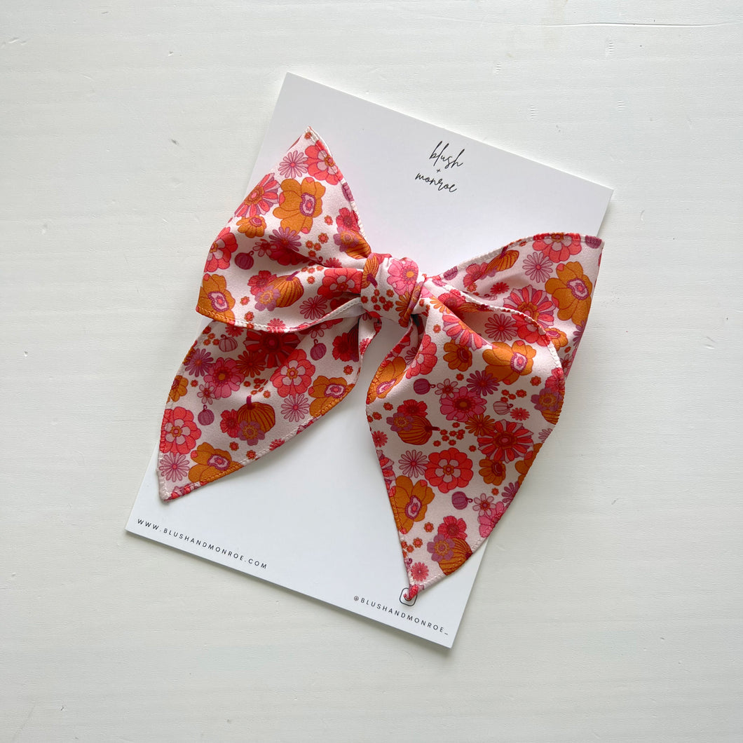 Fall Floral Bow