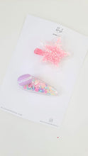 Load image into Gallery viewer, Macaron Disney Confetti barrette
