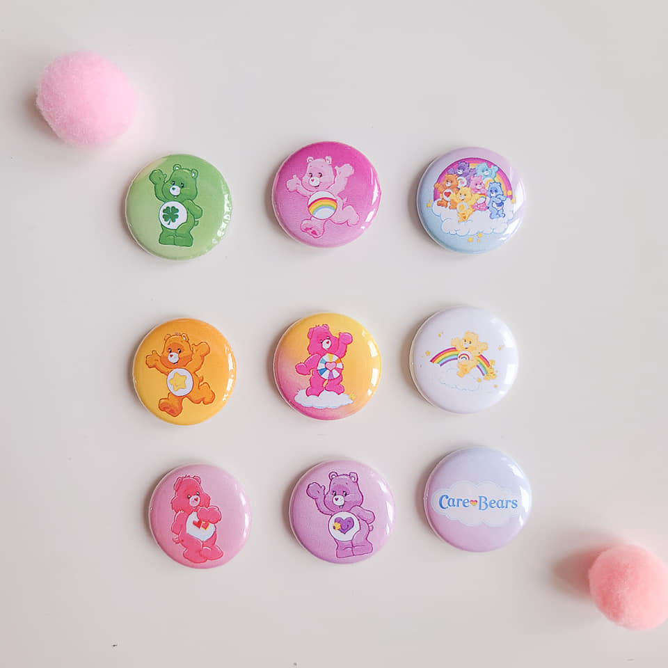 90's Buttons- CAREBEARS
